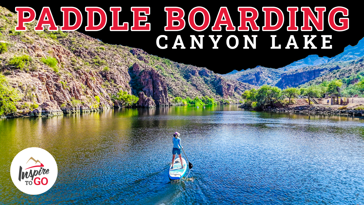 paddle boarding canyon lake arizona
