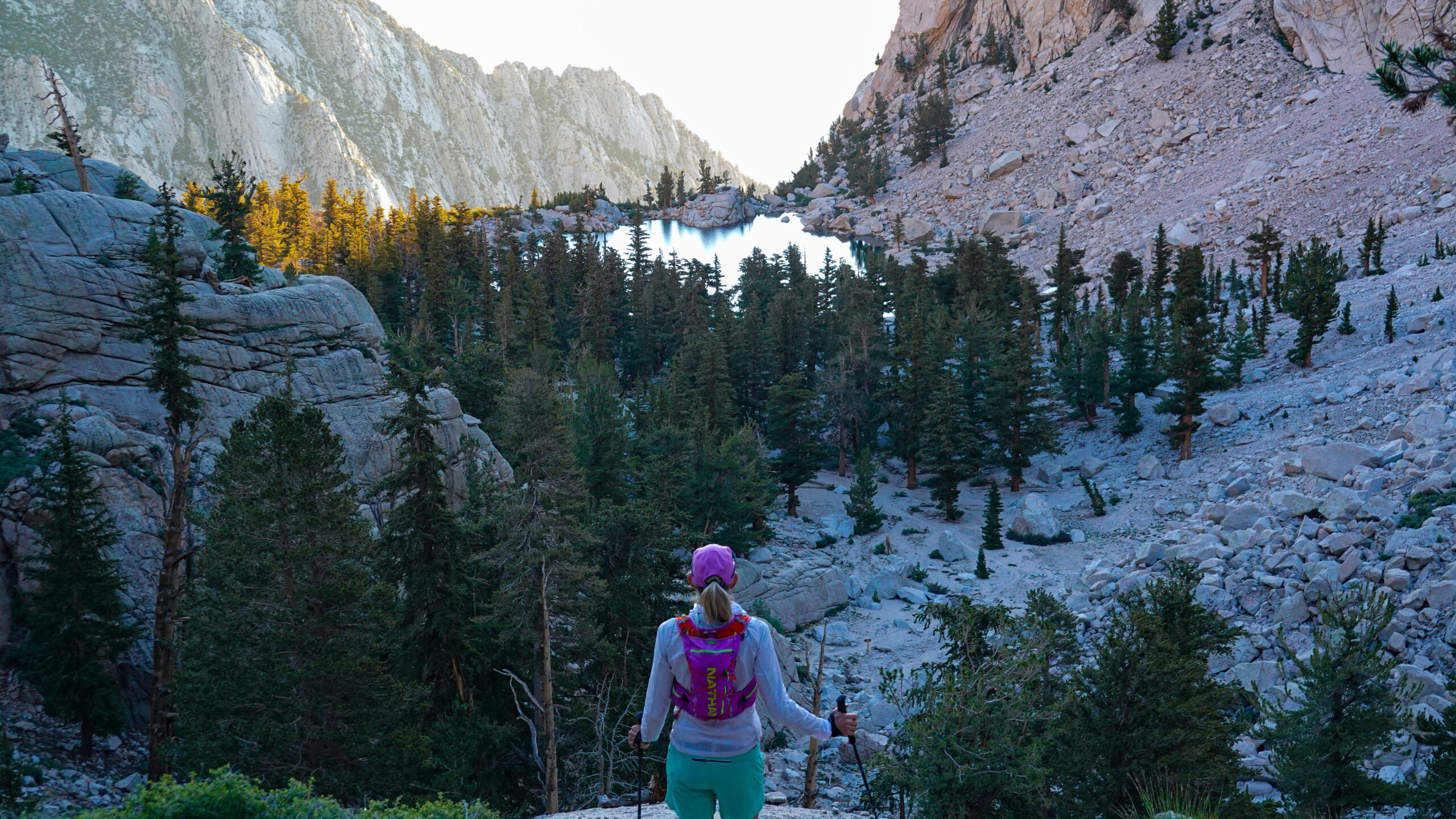 Lone Pine Lake Looking Down