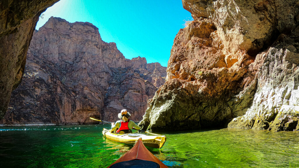 Kayaking Emerald Cave