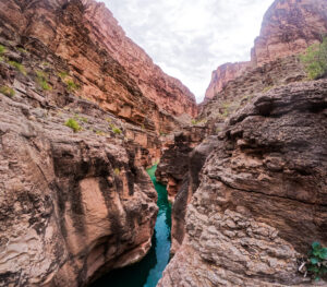 hiking to the confluence havasupai