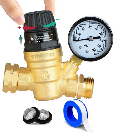 RV water pressure regulator